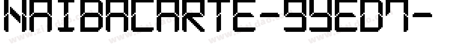Naibacarte-9YED7字体转换