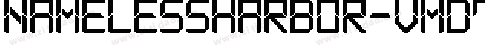 NamelessHarbor-vmd7字体转换
