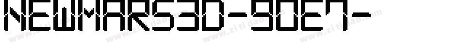 NewMars3D-9OE7字体转换