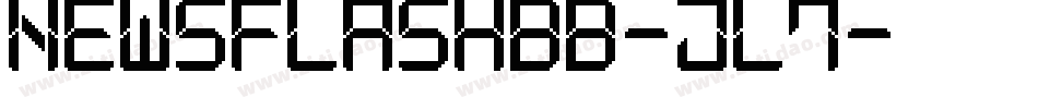NewsflashBb-jl7字体转换