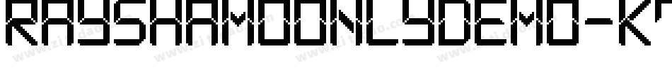 RayshaMoonlyDemo-K7WzD字体转换