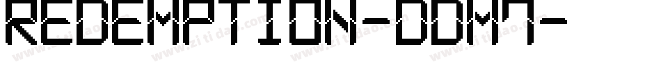 Redemption-ddm7字体转换