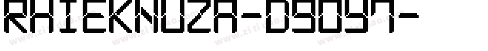Rhieknuza-d9OY7字体转换