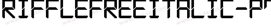 RiffleFreeItalic-p7ZmO字体转换