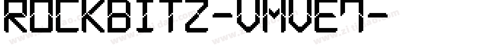 Rockbitz-vmvE7字体转换