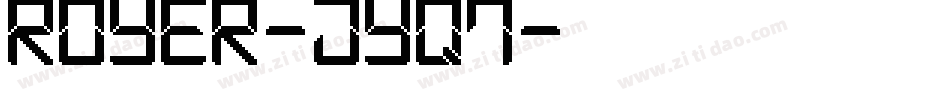 Royer-jyq7字体转换