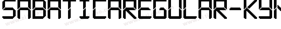 Sabaticaregular-KYM7字体转换