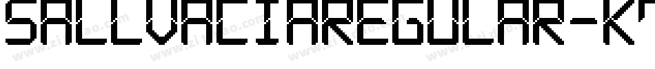 SallvaciaRegular-K7WV7字体转换