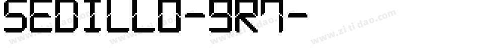 Sedillo-9r7字体转换