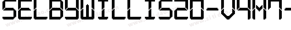 Selbywillis20-v4M7字体转换