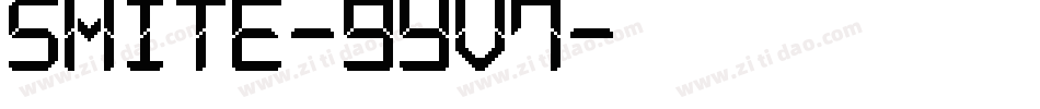 Smite-9YV7字体转换