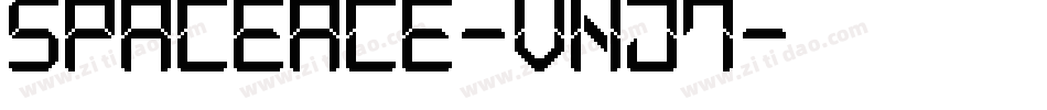 Spaceace-vnJ7字体转换