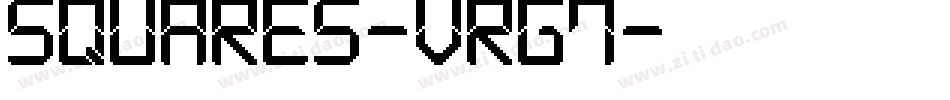Squares-vrg7字体转换