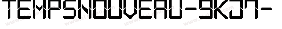TempsNouveau-9Kj7字体转换
