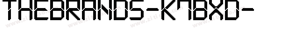TheBrands-K7BxD字体转换