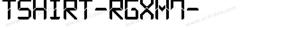 Tshirt-rgxM7字体转换