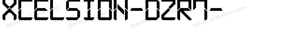 Xcelsion-dzr7字体转换