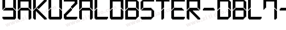 YakuzaLobster-dBL7字体转换