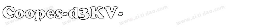 Coopes-d3KV字体转换