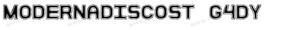 ModernaDiscoSt-G4Dy字体转换