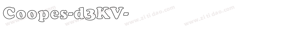 Coopes-d3KV字体转换