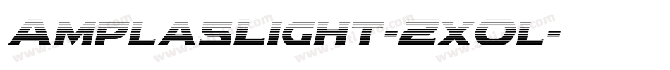 AmplasLight-ZxOl字体转换