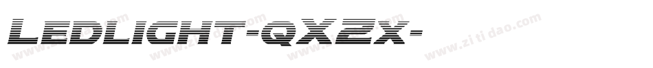 Ledlight-qXZx字体转换