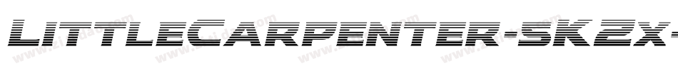 LittleCarpenter-5KZx字体转换