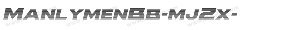 ManlymenBb-mjZx字体转换