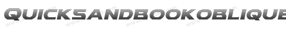 QuicksandbookobliqueRegular-e1Zx字体转换