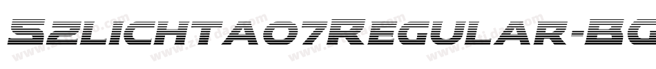Szlichta07Regular-BGZx字体转换