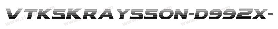VtksKraysson-d99Zx字体转换