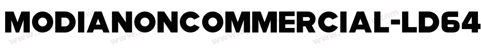 ModiaNoncommercial-LD64字体转换