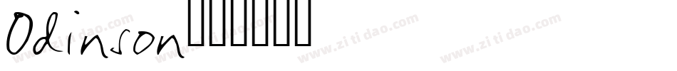 Odinson字体转换