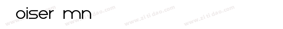 Moiser-mnOV字体转换