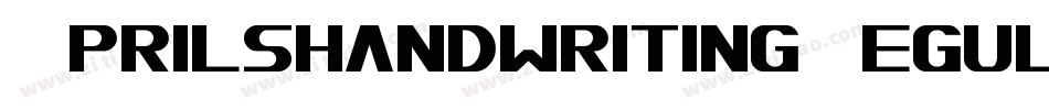 AprilshandwritingRegular-mpGj字体转换