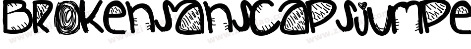 Brokensanscapsjumper-DJLx字体转换