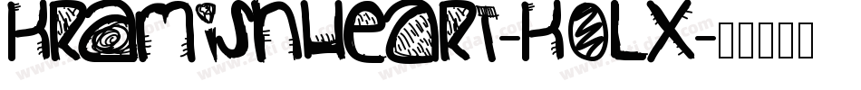 KrAmishHeart-K0LX字体转换