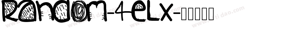 Random-4eLx字体转换