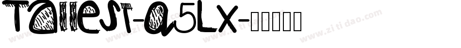 Tallest-q5Lx字体转换