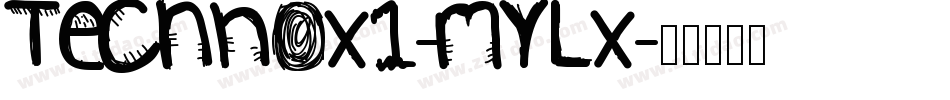 Technox1-mYLx字体转换