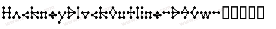 HackneyBlockOutline-B9Gw字体转换