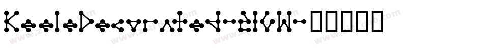 KeeleDecorated-21GW字体转换