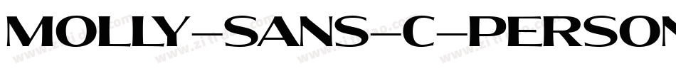Molly-Sans-C-PERSONAL-Bold字体转换