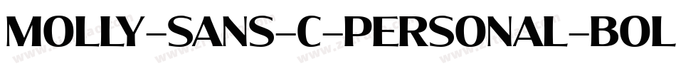 Molly-Sans-C-PERSONAL-Bold字体转换