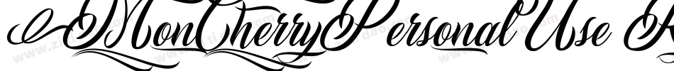 MonCherryPersonalUse-RzeE字体转换