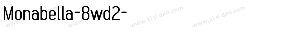 Monabella-8wd2字体转换
