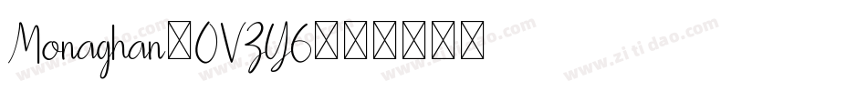 Monaghan-OVZY6字体转换