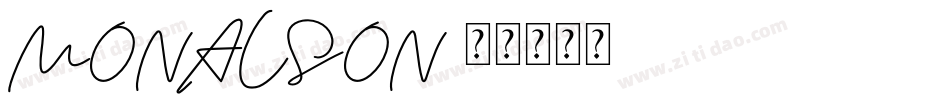 MONALSON字体转换