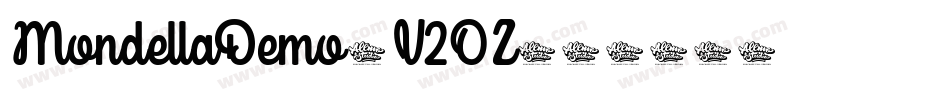 MondellaDemo-V2OZ字体转换